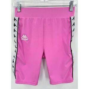 KAPPA Pink Banda Monogram Logo Shorts Size M